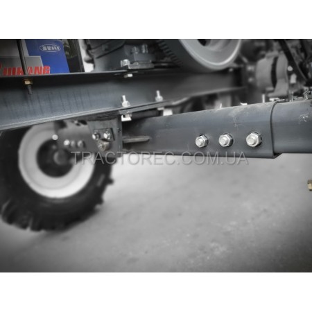 Мототрактор Т-24 потужністю 24 к.с, двохкорпусний плуг та грунтофреза 140 см в комплекті, широкі шини, потужна рама, ось 50мм, генератор